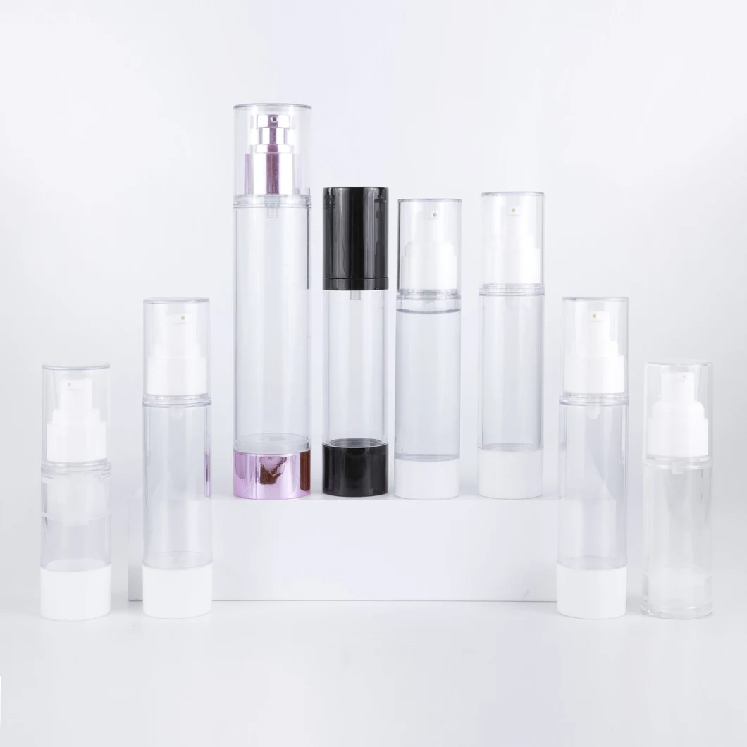 15ml 30ml 50ml 100ml 120ml Cosmetic Bottle Airless Packaging Spray Perfume Bottle Airless Pump Lotion Bottle