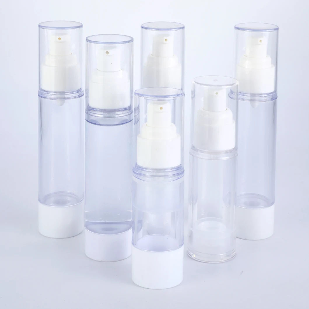 15ml 30ml 50ml 100ml 120ml Cosmetic Bottle Airless Packaging Spray Perfume Bottle Airless Pump Lotion Bottle