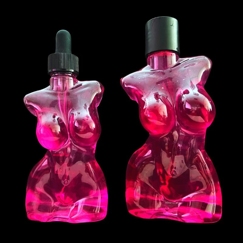 120ml Woman Body Shape Tanning Oil Lotion Cosmetic Pet Plastic Bottle