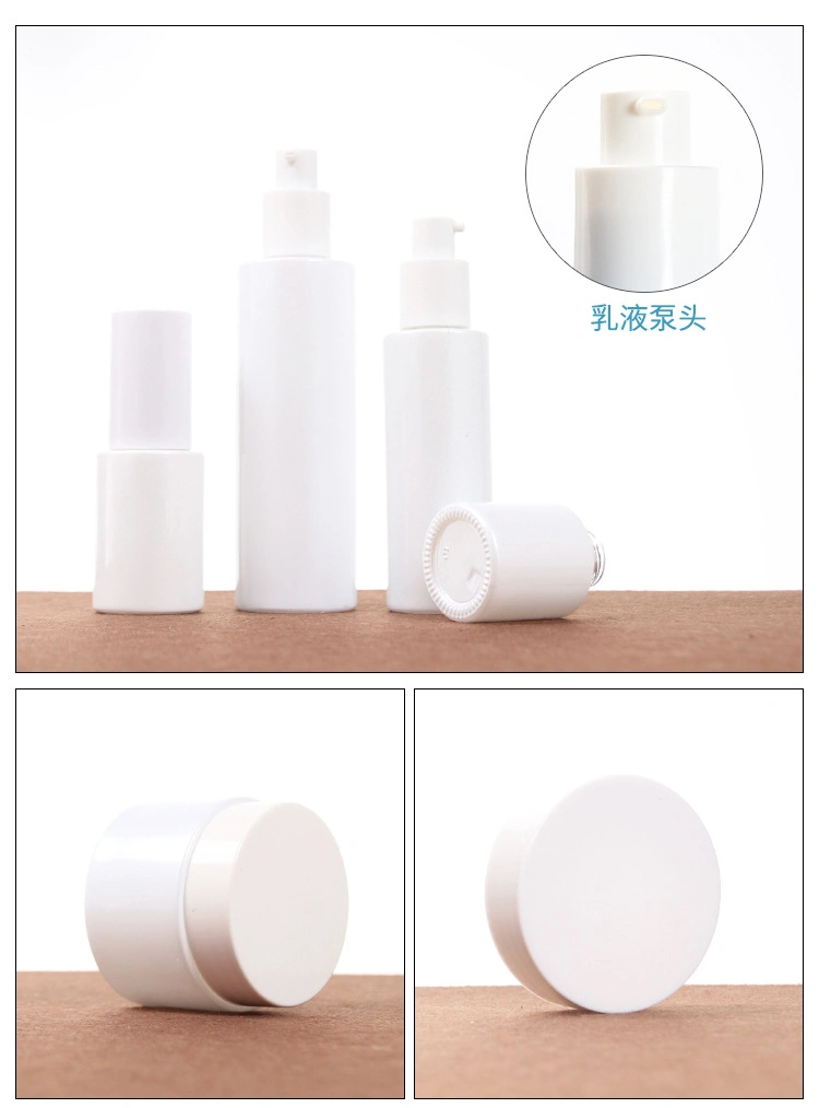 Skincare Glass Set Packaging Material Toner Spray Bottle Cream Mask Pressing Foundation Lotion Glass Bottle