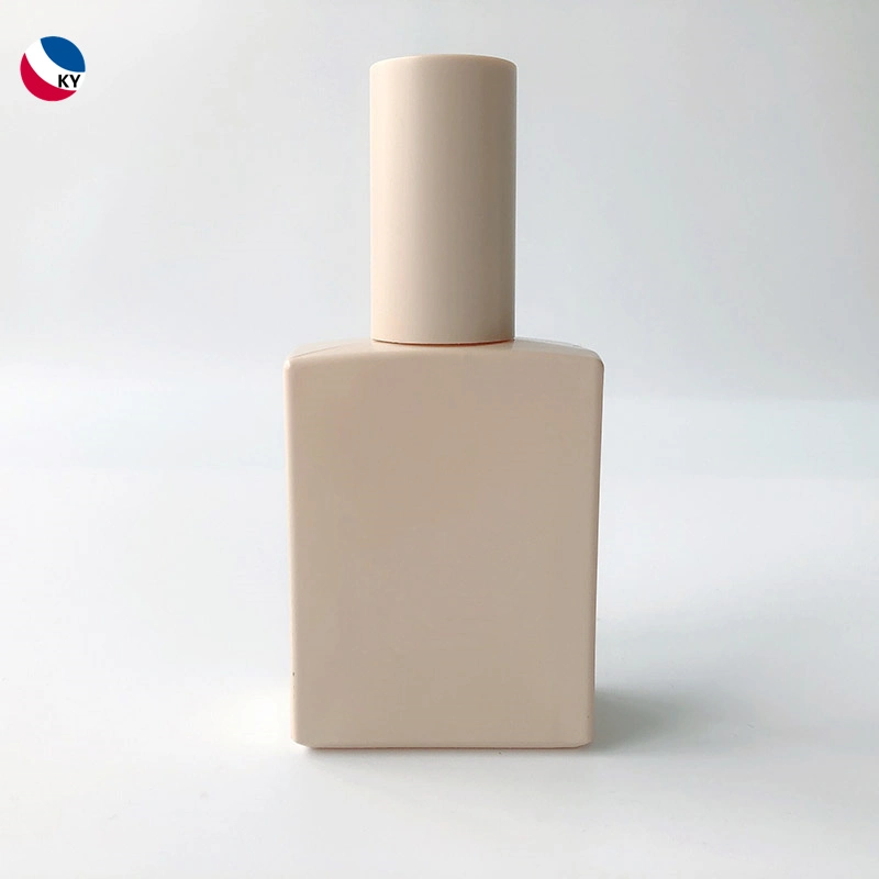 Custom Colorful Luxury 30ml 50ml 100ml Square Foundation Serum Packaging Glass Lotion Bottle Empty Perfume Spray Bottles
