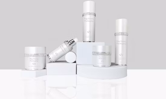 Luxury Skincare Packaging Glass Face Cream Jar Lotion Pump 15ml 100ml 50ml 30ml Frosted Serum Oil Dropper Cosmetic Glass Bottle