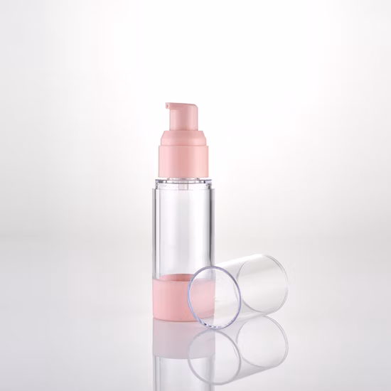 Custom Pink Airless Face Cream Pumps Serum Airless Eyes Gel Bottle for Cosmetic Packaging