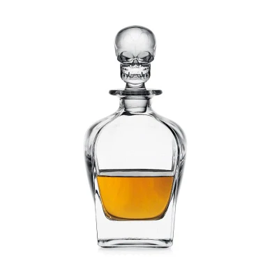 Unique Glass Bottles Tequila Bottle with Cork for Potion Juice Ginger Shots Oils Whiskey Liquids