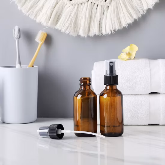 Hot Sale 20ml Round Shoulder Glass Dropper Bottle Small 20 Ml Frosted Glass Essential Oil Bottle with Dropper Serum Oil Bottle