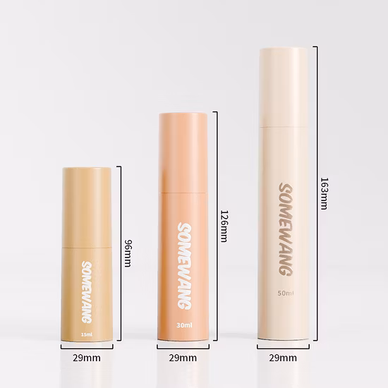 15ml 30ml 50ml PP Plastic Wholesale Broken Beads Pearl Essence Cosmetic Packaging Serum Alum Airless Pump Bottle