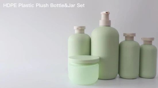 Cosmetic Packaging HDPE Travel Purple Green Pink Refillable Empty Plastic Pump Wholesale Shampoo and Conditioner Bottles
