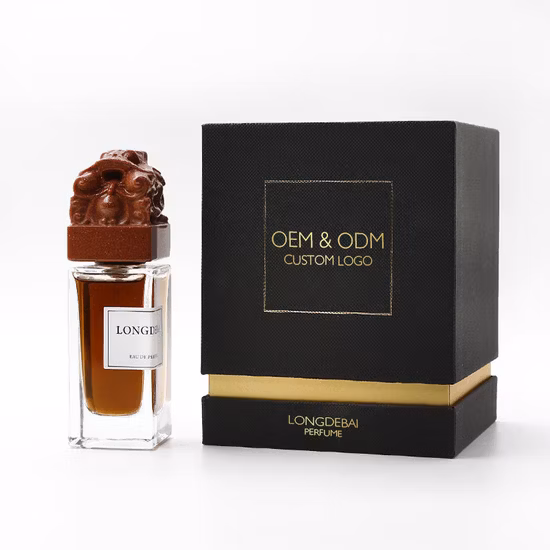 Clear 15ml 30ml 50ml 100ml Perfume Rectangular Square Glass Bottle with Lotion Pump Cap