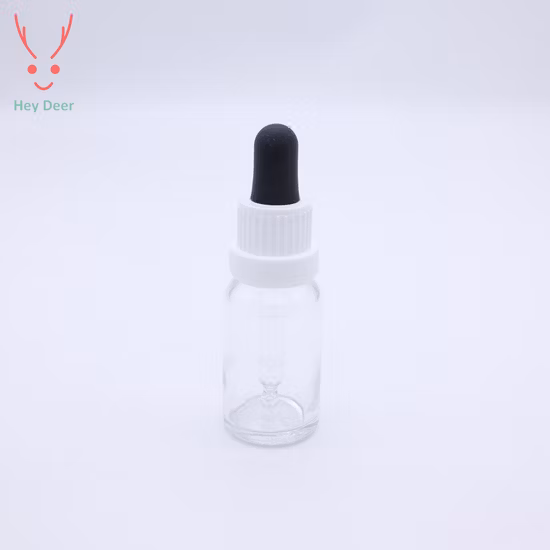 Amber Essential Oil Perfume Glass Dropper Bottle with Child-Proof Cap for Cosmetic Essential Oil and Skin Cream