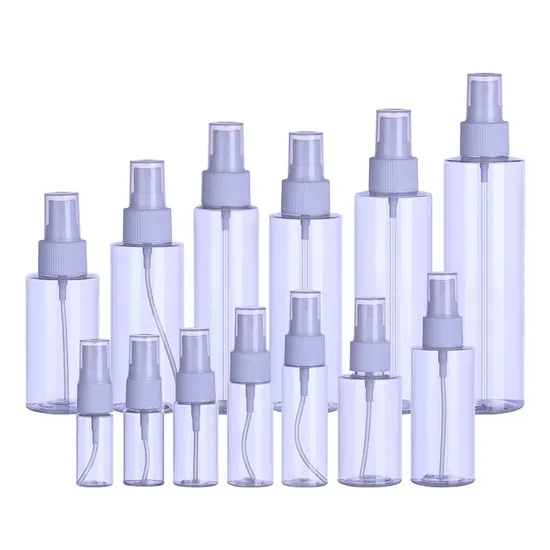 Cosmetic Fine Mist Sprayer Bottle 200ml 300ml Hair Alchohol Plastic Continuous Spray Bottle