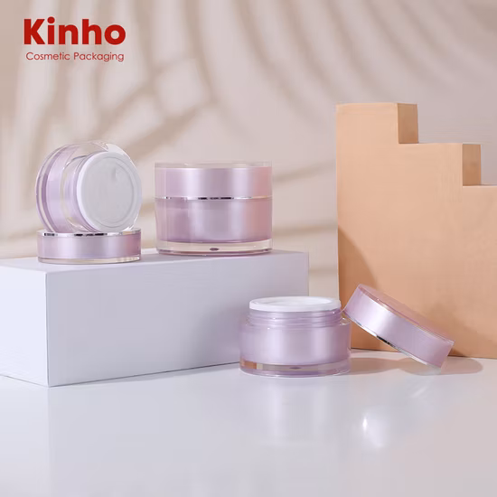 Ready to Ship 5g Mini Skincare Small Face Cream Custom Empty Lip Balm Scrub Acrylic Pet Glass Plastic Cosmetic Packaging Cream Pot Bottle Box Container Can Jar