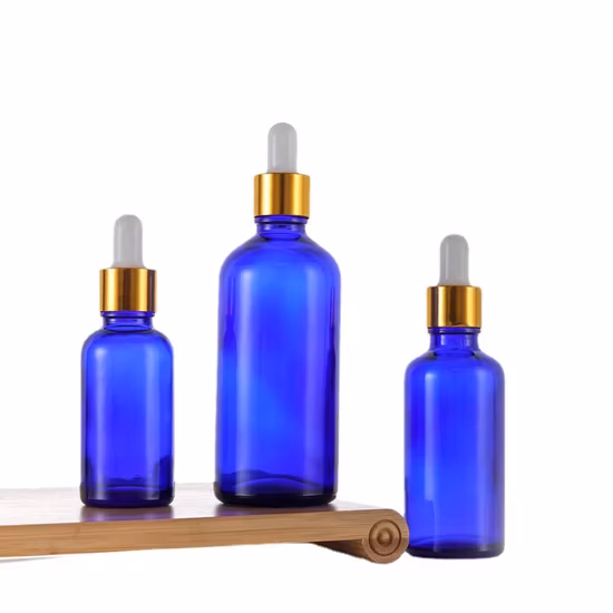 Amber Glass Bottles with Dropper for Essential Oil, Lotion and Skin Beauty