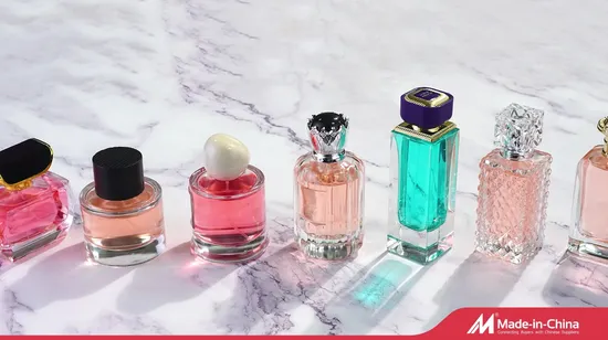 Stock Now 50ml Clear Round Recyclable Luxury Fragrance Empty Perfume Bottle Spray Glass Bottle with Pump