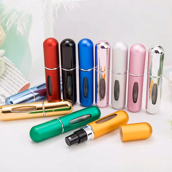 5ml 8ml 10ml Portable Empty Cosmetic Conatiner Packaging Set Refillable Atomizer Bottles Fine Spray Glass Perfume Bottle