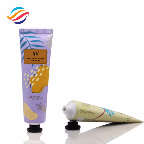 Soft Touch Empty Biodegradable Cosmetic Clear Plastic Square Tube